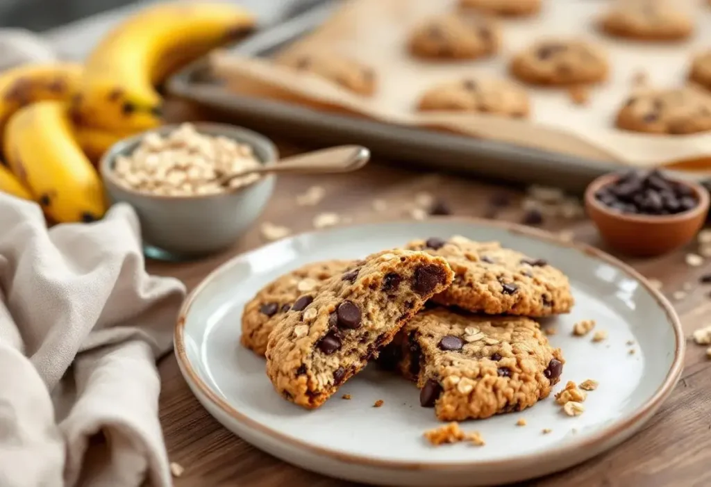 Cookies aux flocons d’avoine : une recette facile sans beurre ni sucre avec seulement 3 ingrédients