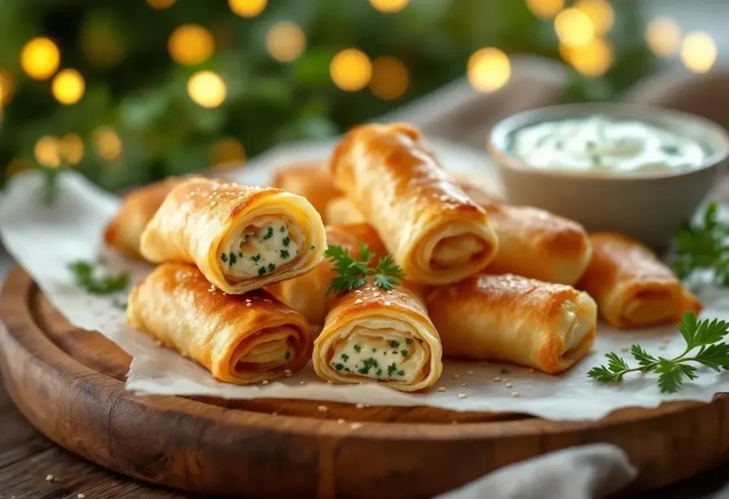 « J’ai trouvé LA recette d’apéro des fêtes » : mes roulés dorés à la pâte filo font un succès (prêts en 15 min)