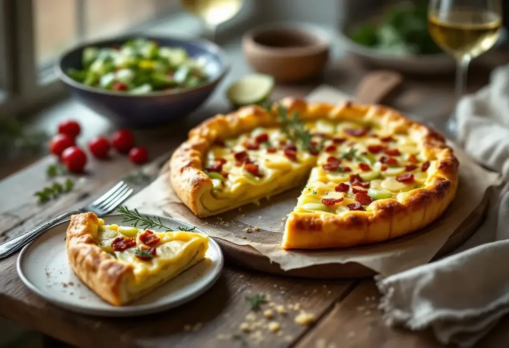 “Même les enfants ont adoré”, cette tarte rustique aux poireaux et au comté va régaler toute la famille !