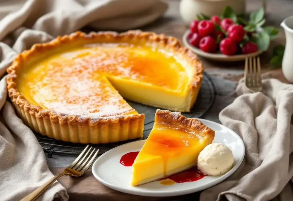 Plus rapide qu’un flan et aussi bon qu’en boulangerie : découvrez ma tarte fondante express, délicieusement moelleuse