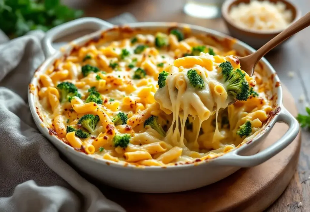 « Un plat familial fondant avec des restes de pâtes » : 20 minutes au four et c'est prêt pour ce gratin aux brocolis irrésistible
