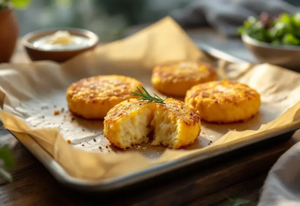 Croustillant doré et saveur d’enfance : recette ultra-rapide et facile de galettes de pommes de terre au four pour régaler toute la famille sans une goutte d’huile