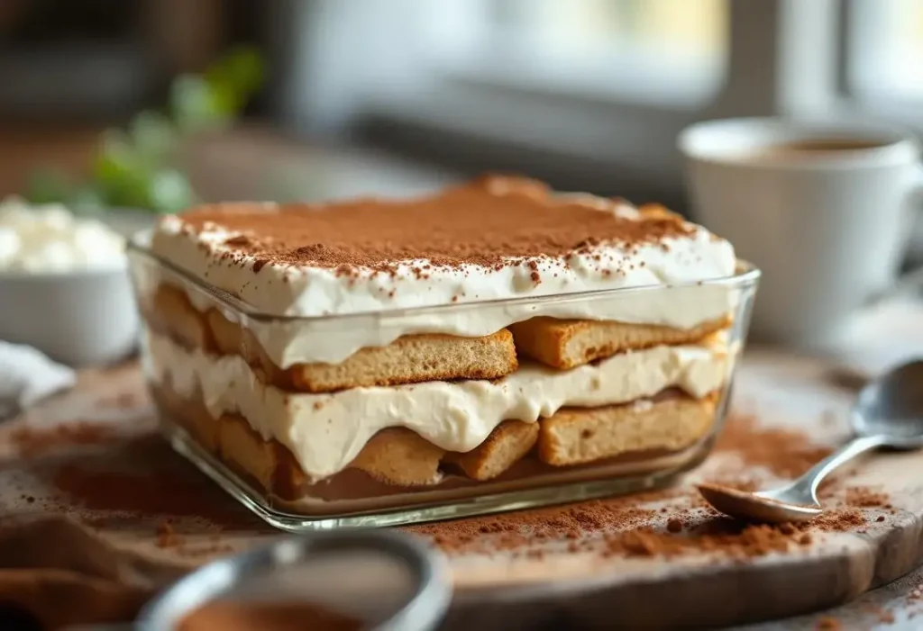 « J'ai remplacé le mascarpone par cet ingrédient » : son tiramisu maison contient presque deux fois moins de calories