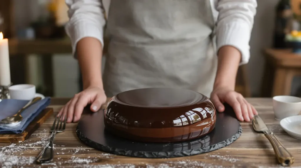 « J'étais si fière de réussir ce dessert de chef » : ce royal au chocolat facile est aussi facile à faire que beau et bon !