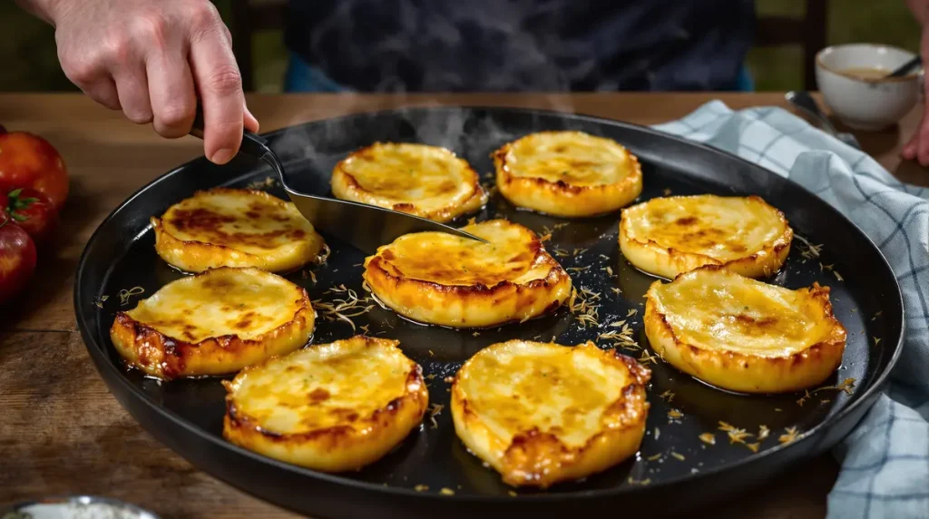 « Je les prépare en 10 minutes pour toute la famille » : mes galettes de pommes de terre crousti-dorées au four, nettement plus légères que des frites