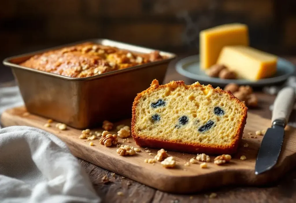 La recette ultra rapide que je fais tout le temps : le cake fondant à la fourme d’Ambert et noix, encore plus gourmand qu’une quiche