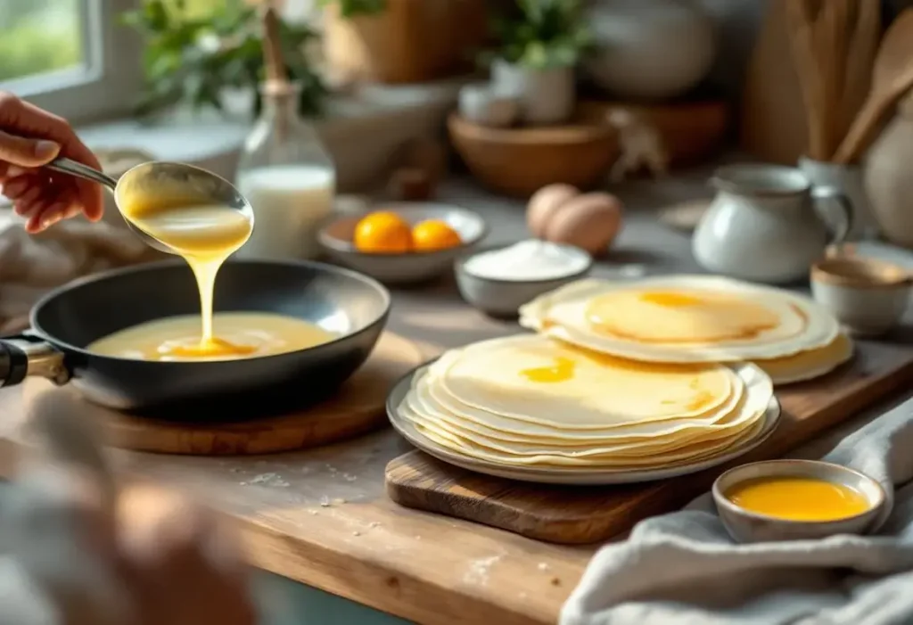 Pâte à crêpes de Christophe Michalak : le secret d'une recette ultra-légère, express sans repos et avec peu d’œufs