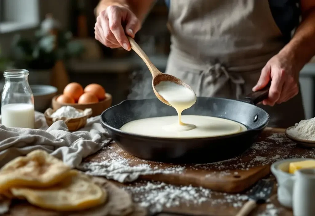 Un crêpier breton révèle enfin sa véritable recette de pâte à crêpes : ultra fluide, simple et fidèle à la tradition
