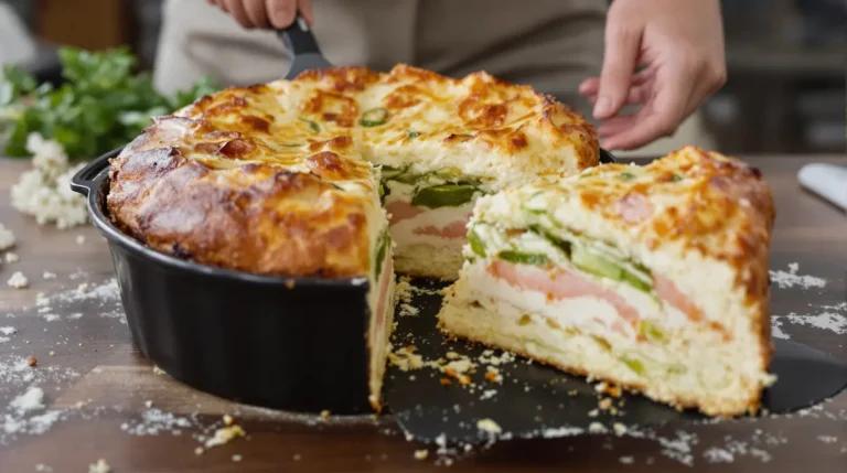 « Surprenant et si délicieux » : je ne fais plus le banal croque-monsieur depuis que j’ai découvert ce gâteau salé saumon-épinards