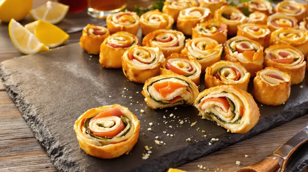 Trop simples pour être si bons ? Ces petits roulés feuilletés au fromage et saumon volent la vedette à toutes les verrines